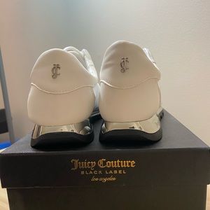 JUICY COUTURE White sneakers with mesh insets
